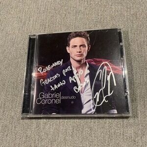 Gabriel Coronel Desnudo Signed Autographed CD Venezuelan Actor‎ Music 2013